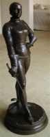 7. bronze statuette by Leopold Steiner
